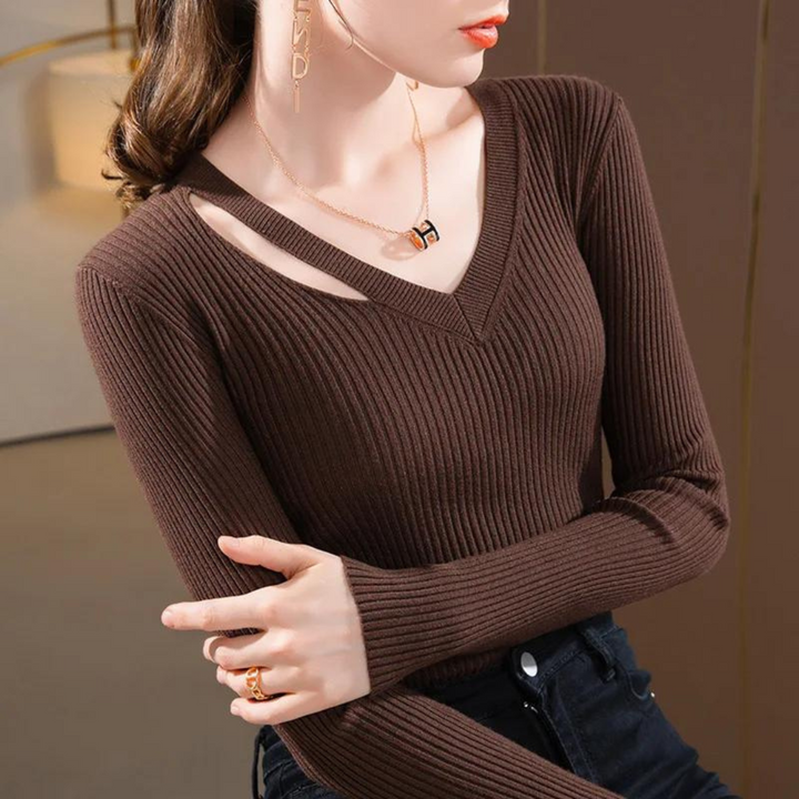 Sienna™ Ribbed Knit Sweater