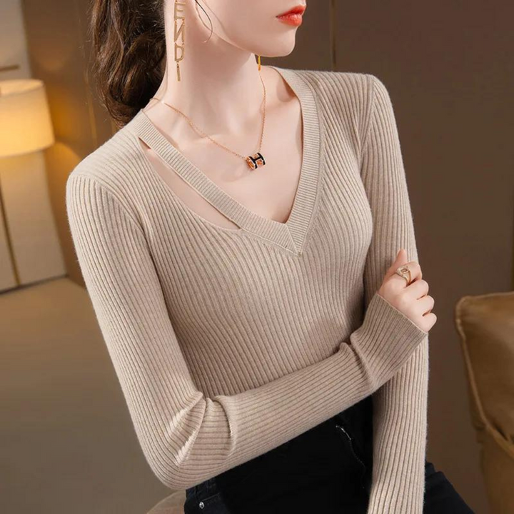 Sienna™ Ribbed Knit Sweater