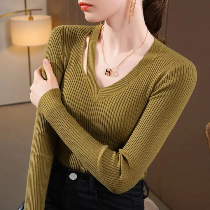 Sienna™ Ribbed Knit Sweater